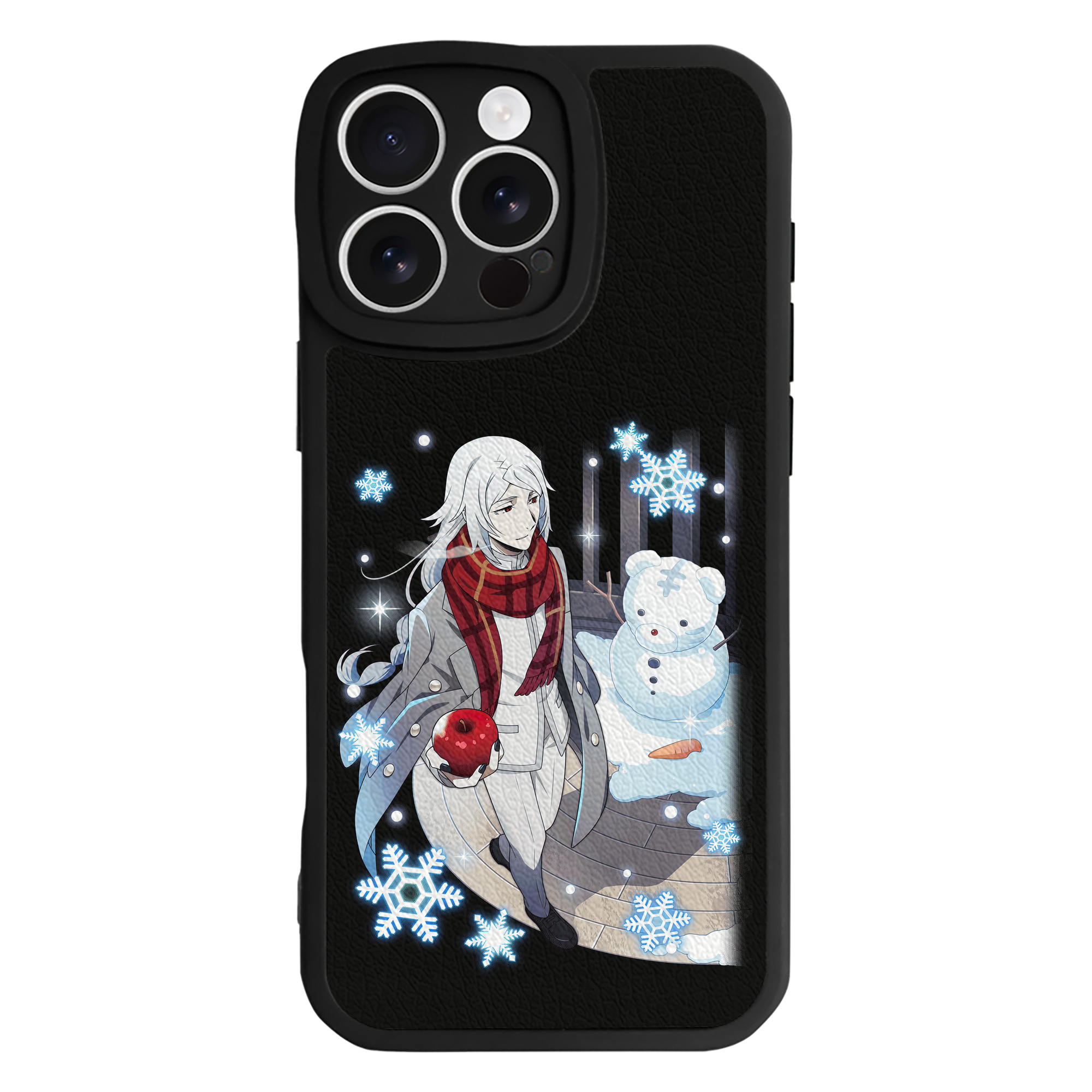 （画像用） 文豪ストレイドッグス Bungo Stray Dogs 【iPhone 16シリーズ対応】シリコンスマホケース（レザー調） 材質：シリコン